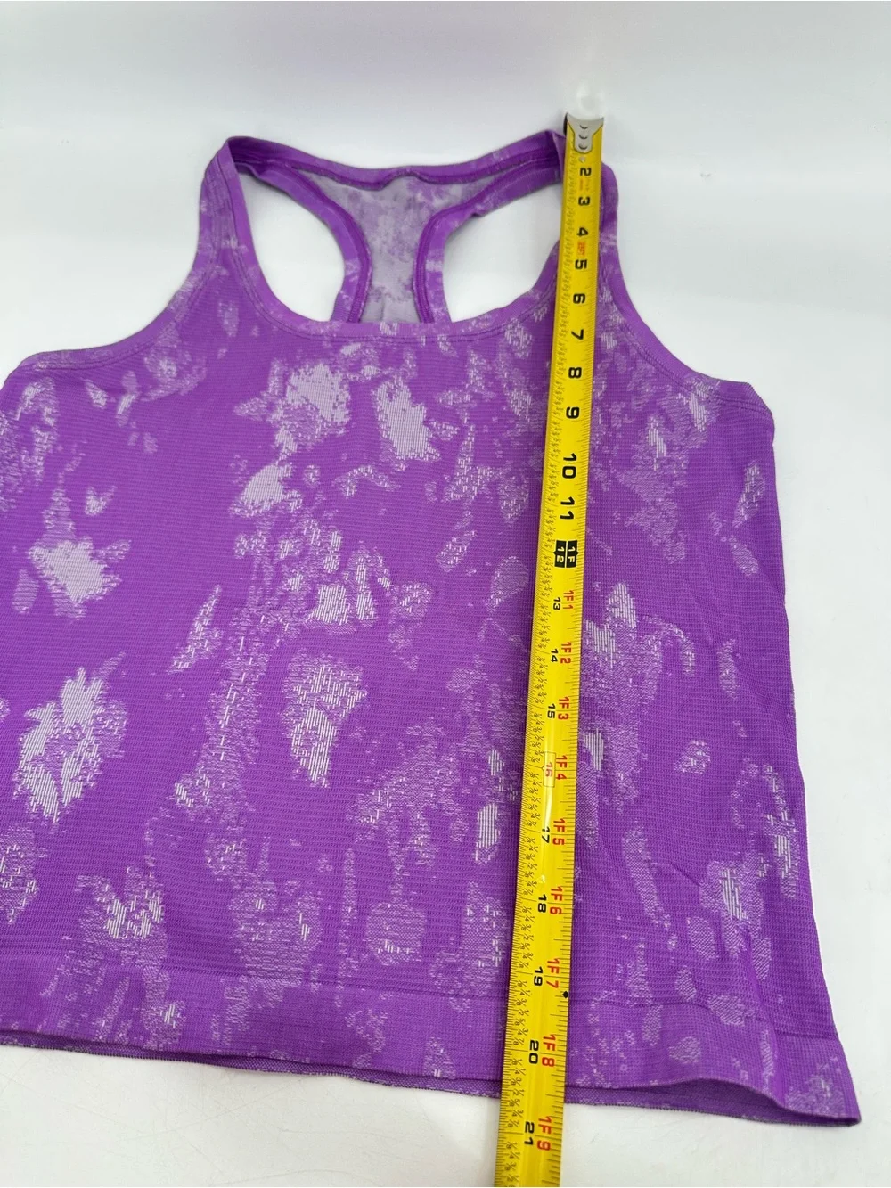 Lululemon Swiftly Tech Racerback Tank Top 2.0 Race Length Shadow Bloom Magenta 8